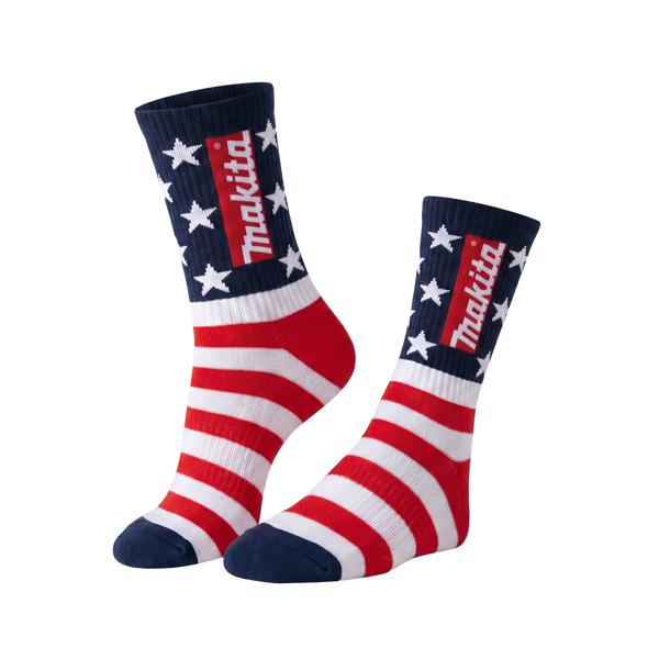 Makita American Flag Crew Socks