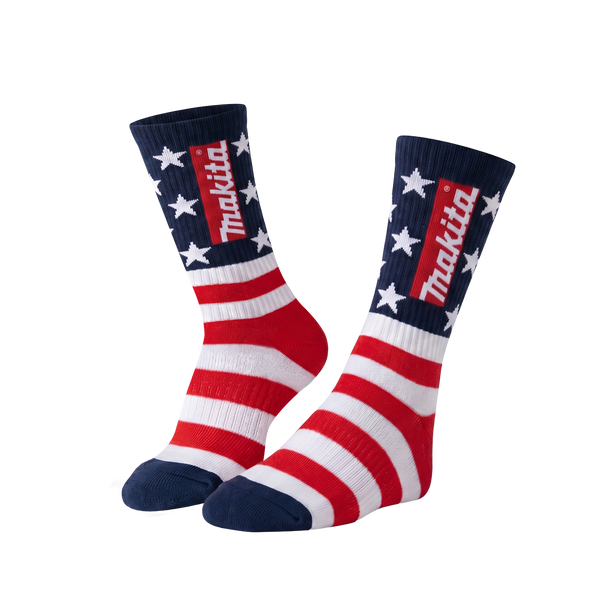 Makita American Flag Socks