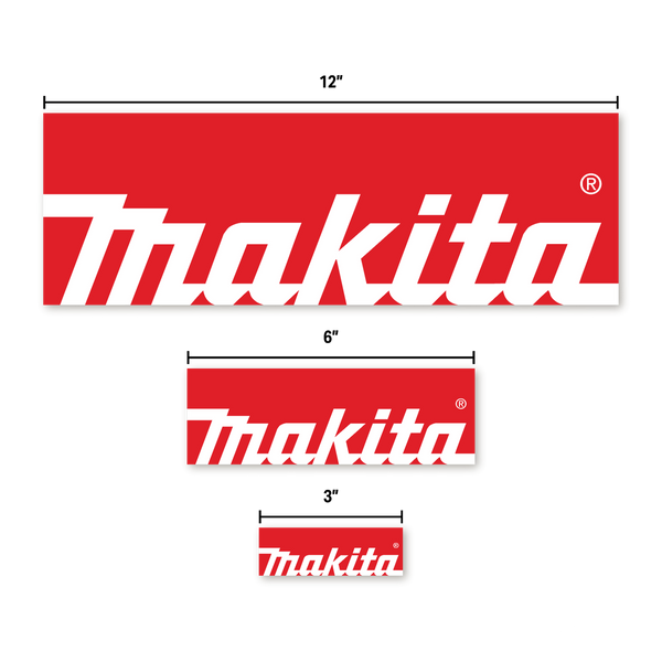Makita 3-Piece Sticker Pack